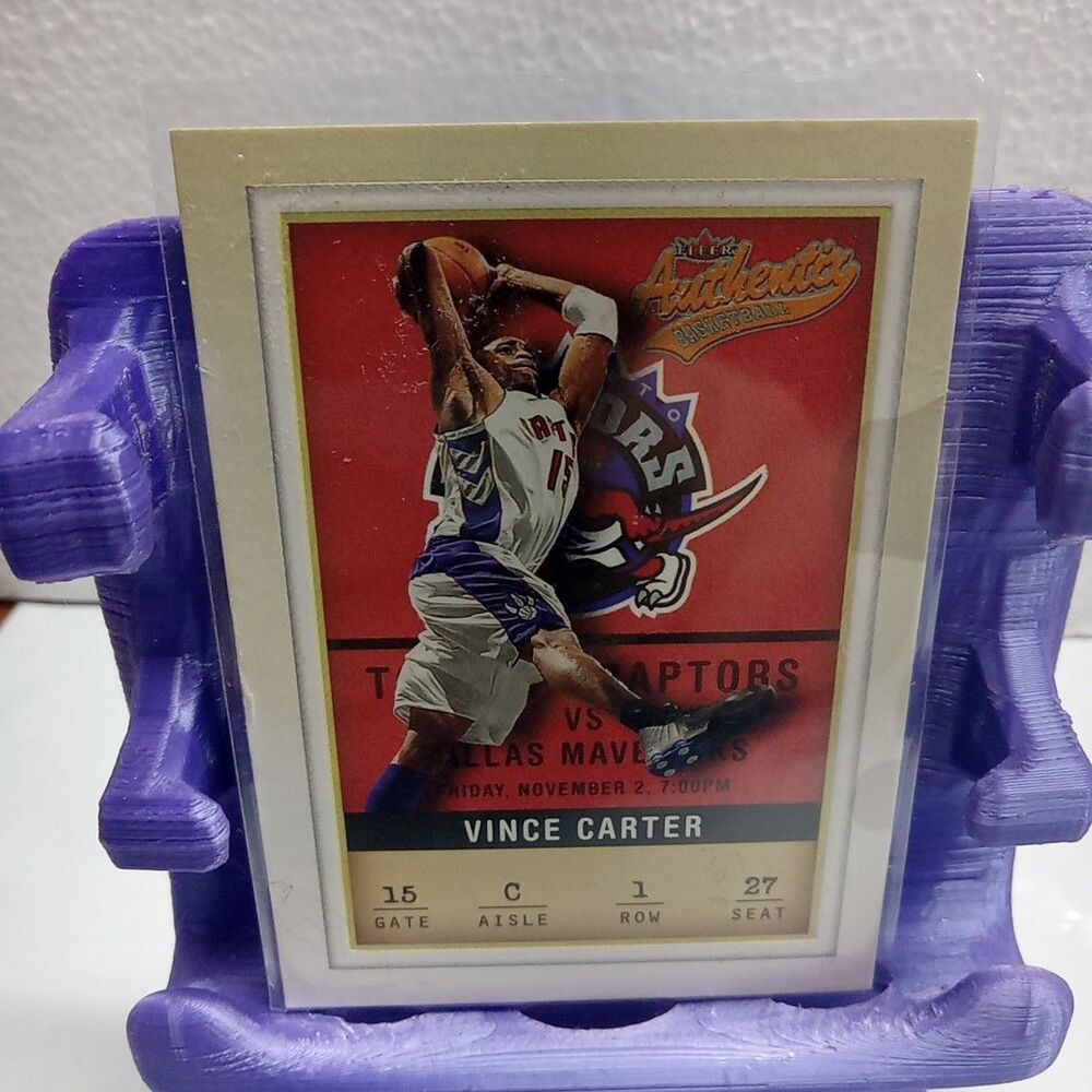 2001-02 Fleer Authentix - Vince Carter #1
